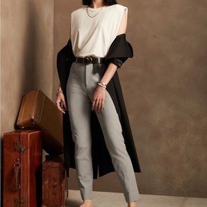 Banana Republic Black High Rise Sloan Pant Size 2Long